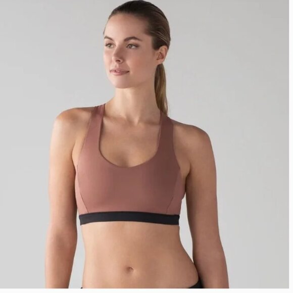 Lululemon Free to be Serena Bra - Nude and Black - Picture 2 of 5